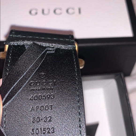 Gucci GG Marmont thick leather belt - Picture 4 of 4